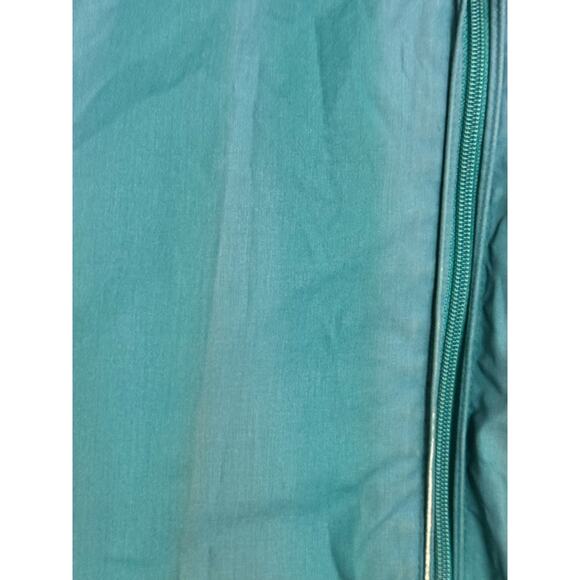 Vintage Members Only Jacket Men's Medium Teal Green Heavily Used Functional 80s - Picture 5 of 11